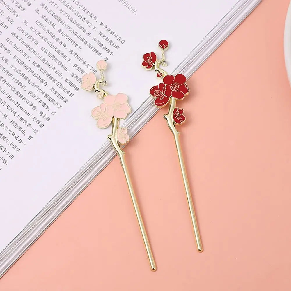 Plum Blossom Metal Bookmark