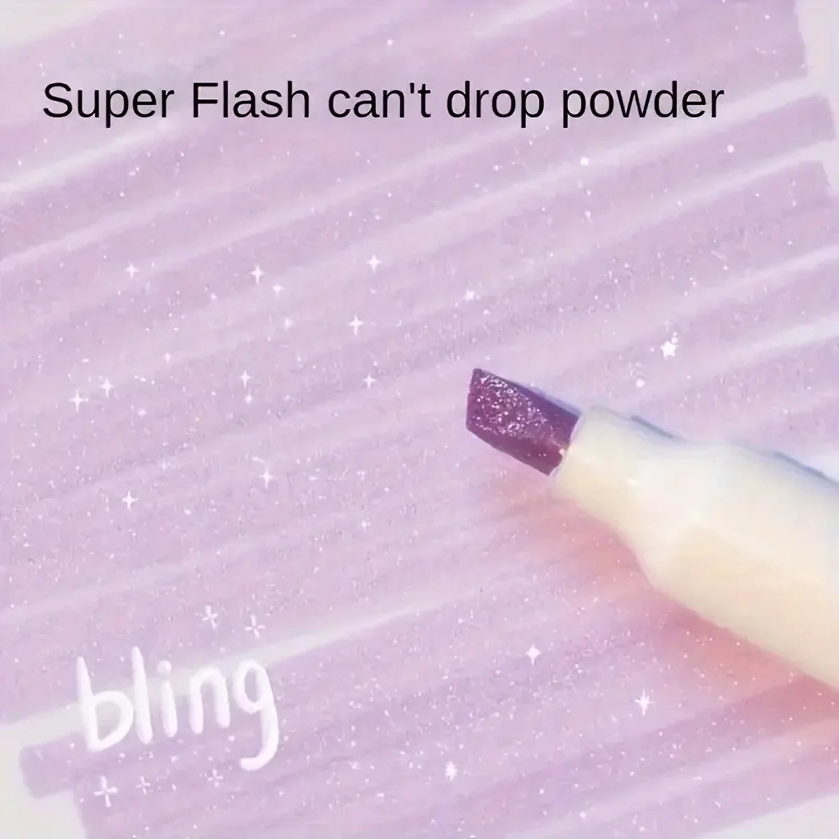 12pcs Glitter Shiny Highlighter Marker pen