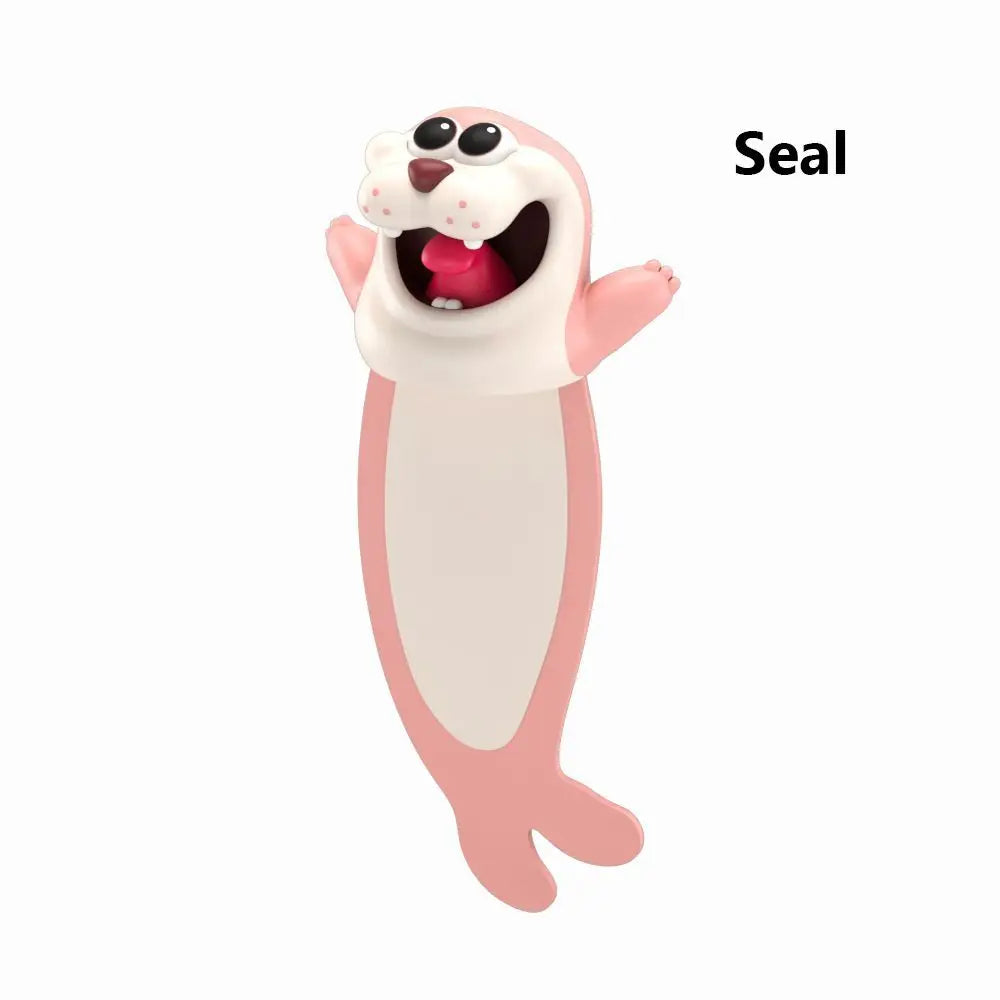 PVC 3D Stereo Cartoon Bookmarks