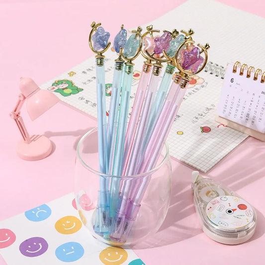 12 Constellations Creative Fairy Gel Pens 0.5mm Black Ink