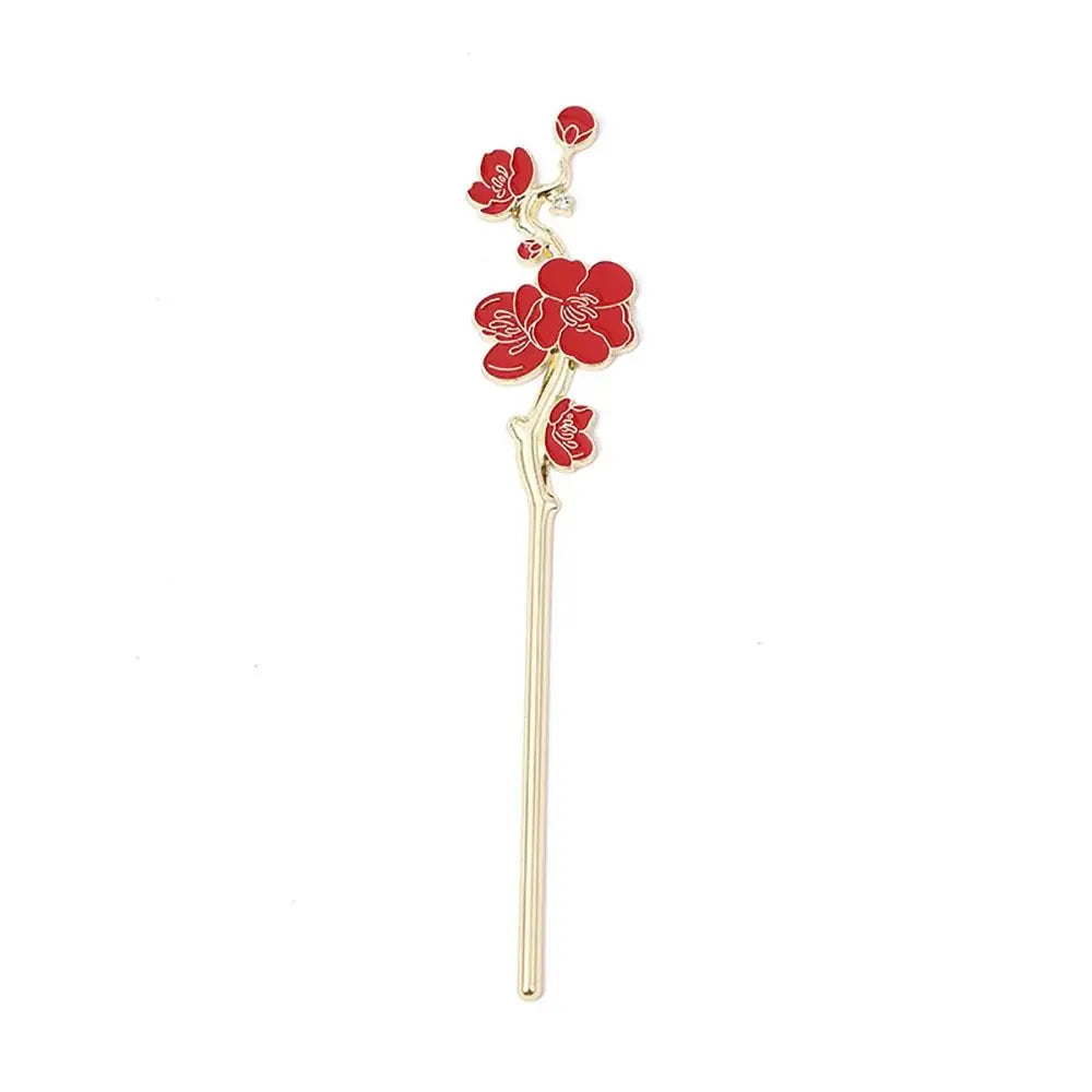 Plum Blossom Metal Bookmark