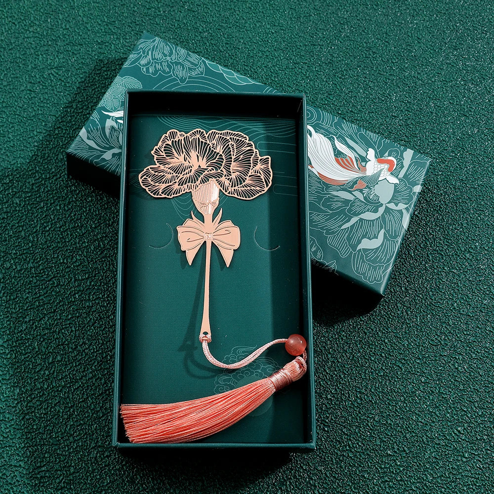 Pink lotus Handmade Book Mark