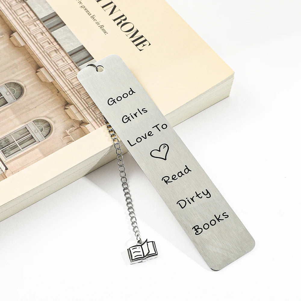 Smutty Stainless Steel Bookmarks