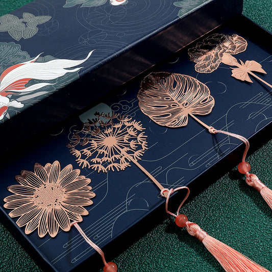 Pink lotus Handmade Book Mark