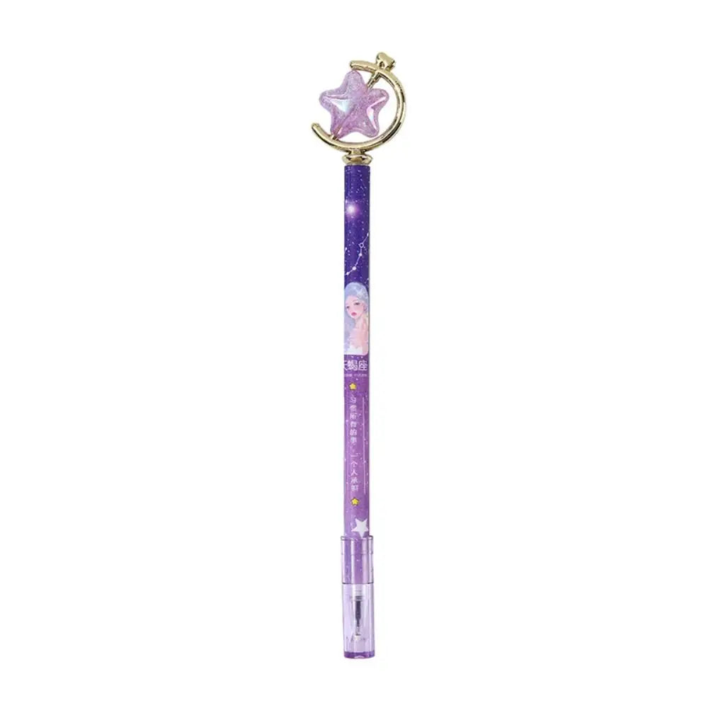 12 Constellations Creative Fairy Gel Pens 0.5mm Black Ink