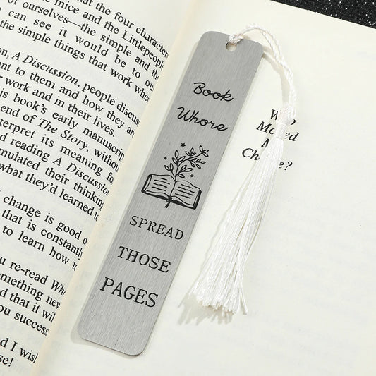 1pc Smutty Engraved Metal Bookmarks
