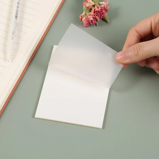 100 Sheets Transparent Sticky Notes
