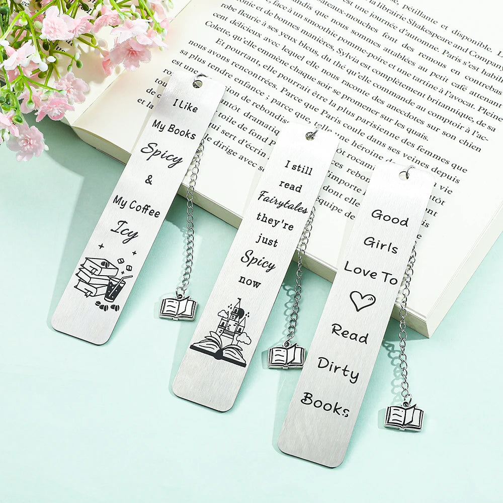 Smutty Stainless Steel Bookmarks