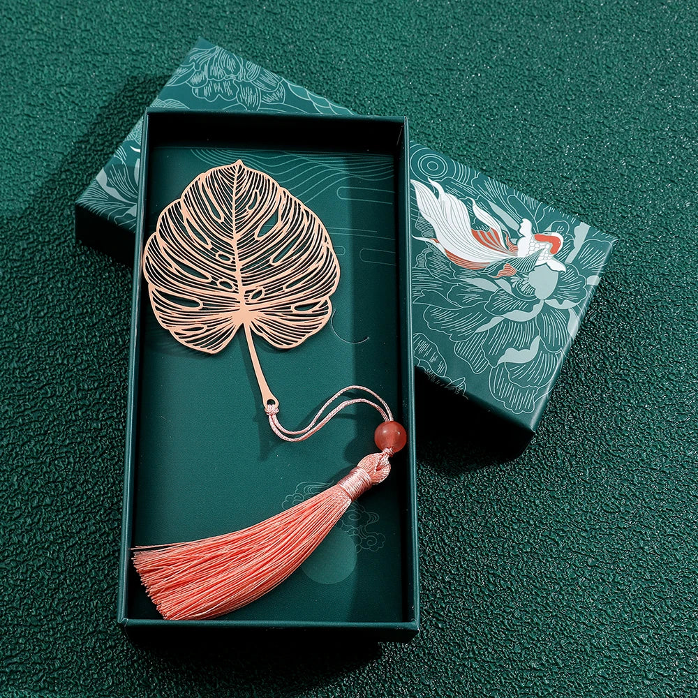 Pink lotus Handmade Book Mark