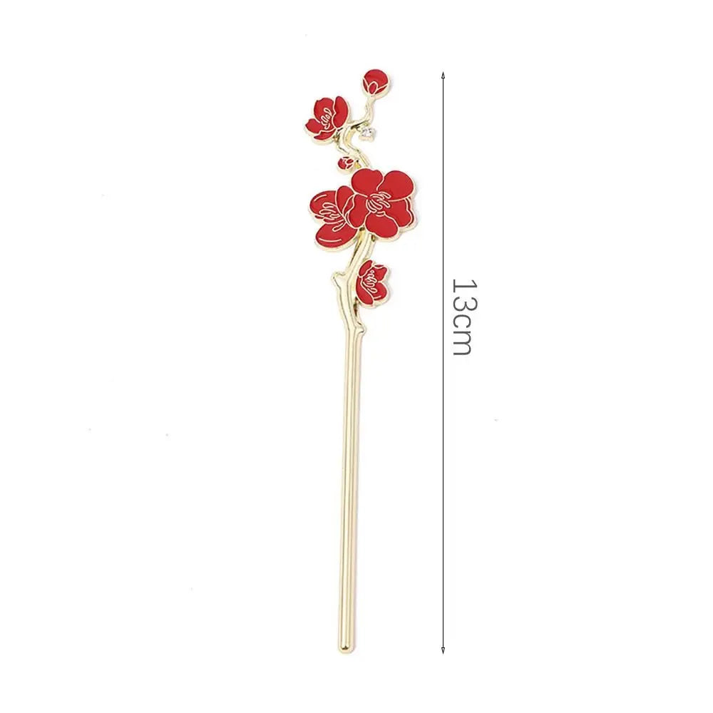 Plum Blossom Metal Bookmark