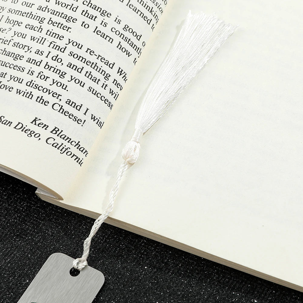 1pc Smutty Engraved Metal Bookmarks