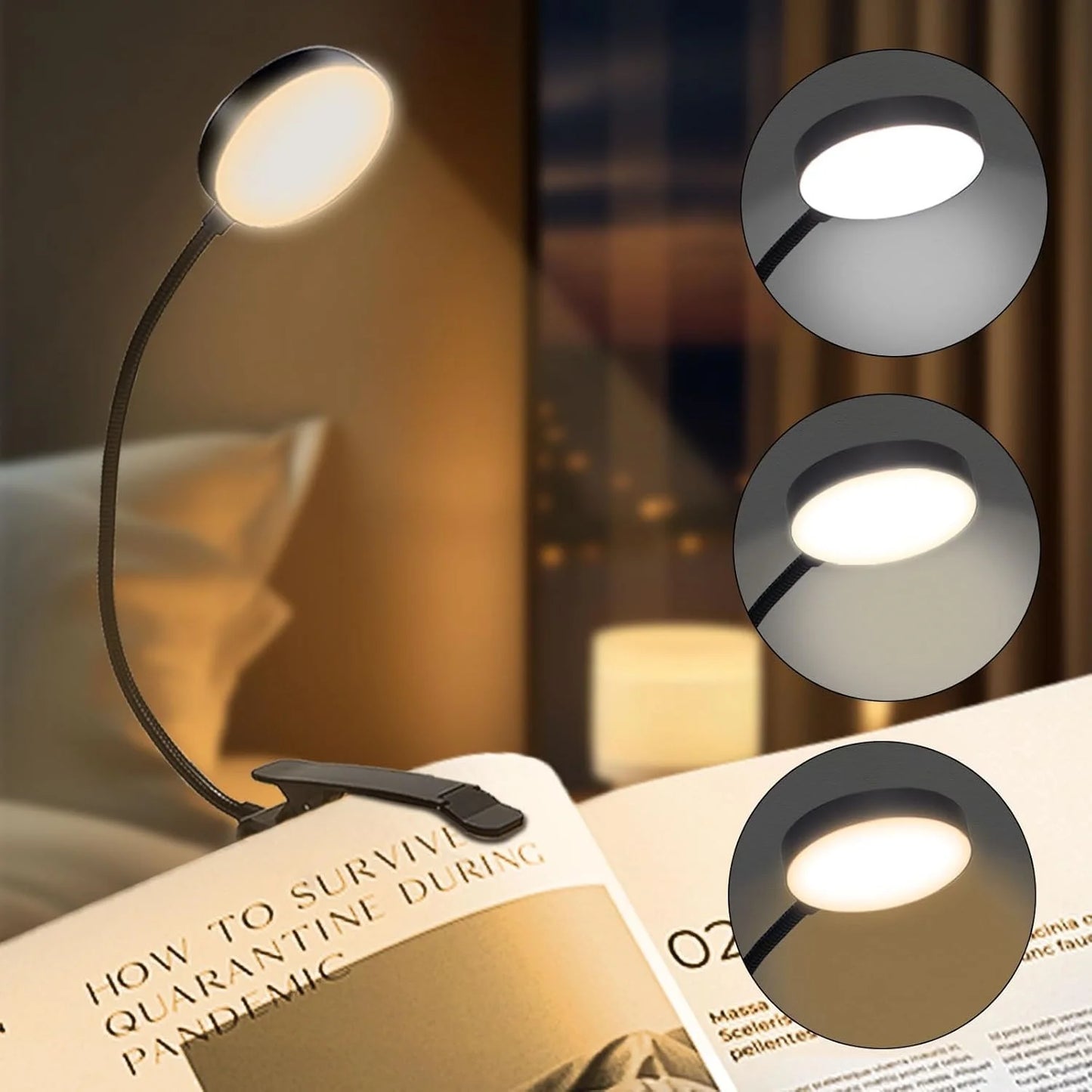 Led Light USB Rechargeable Reading Light
