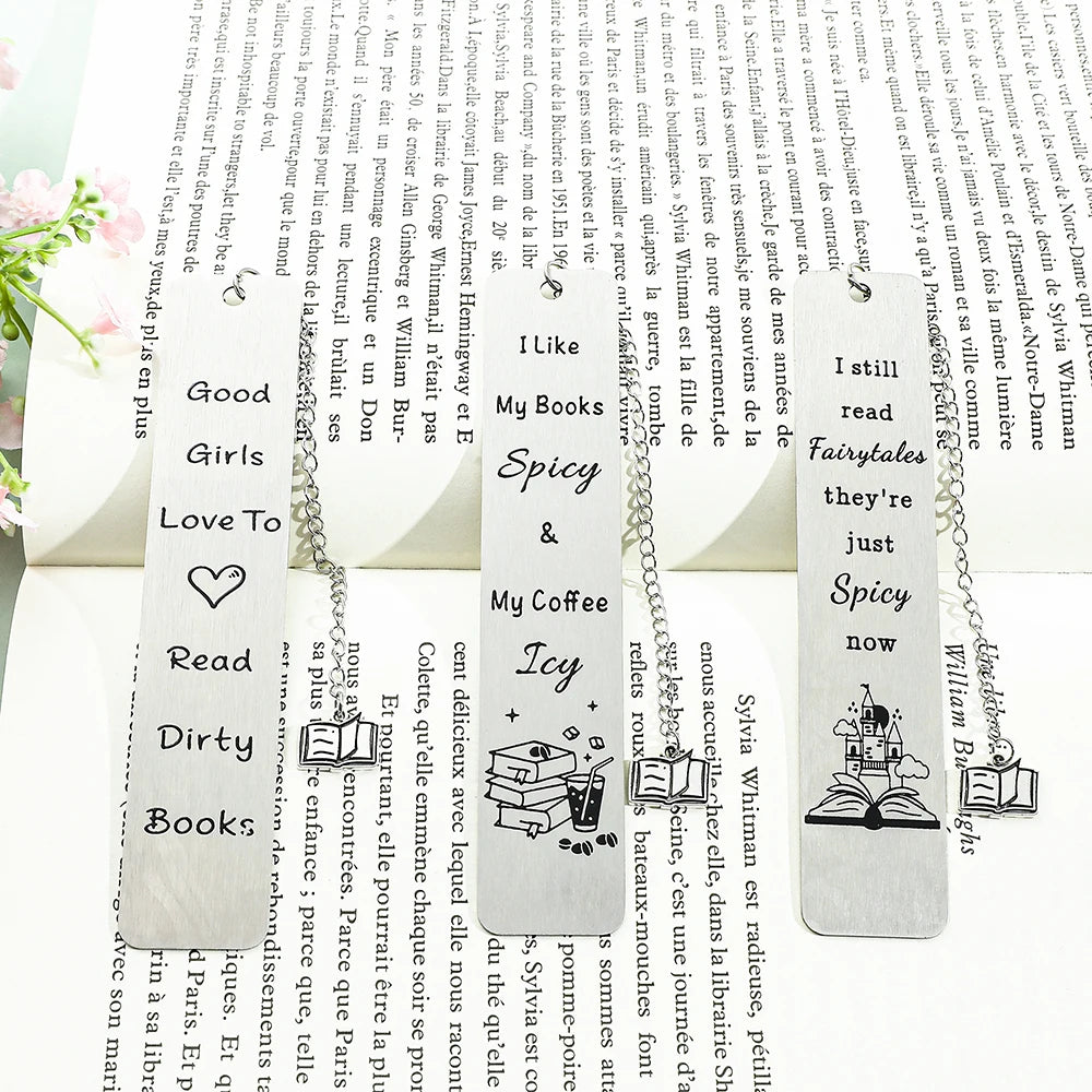 Smutty Stainless Steel Bookmarks