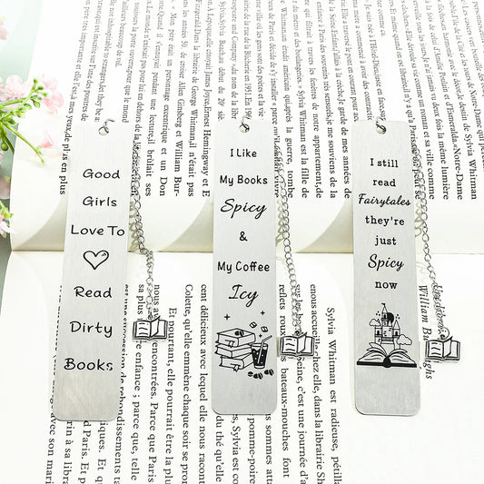 Smutty Stainless Steel Bookmarks