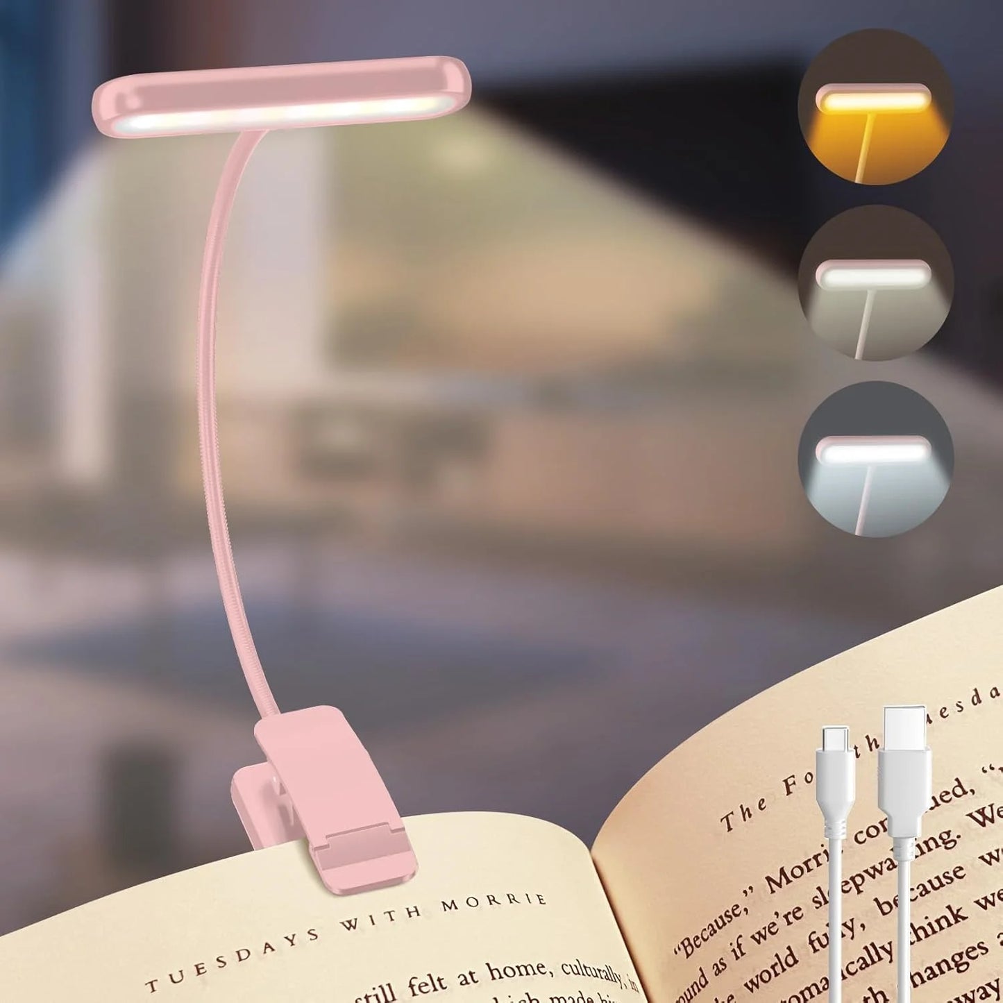 Led Light USB Rechargeable Reading Light